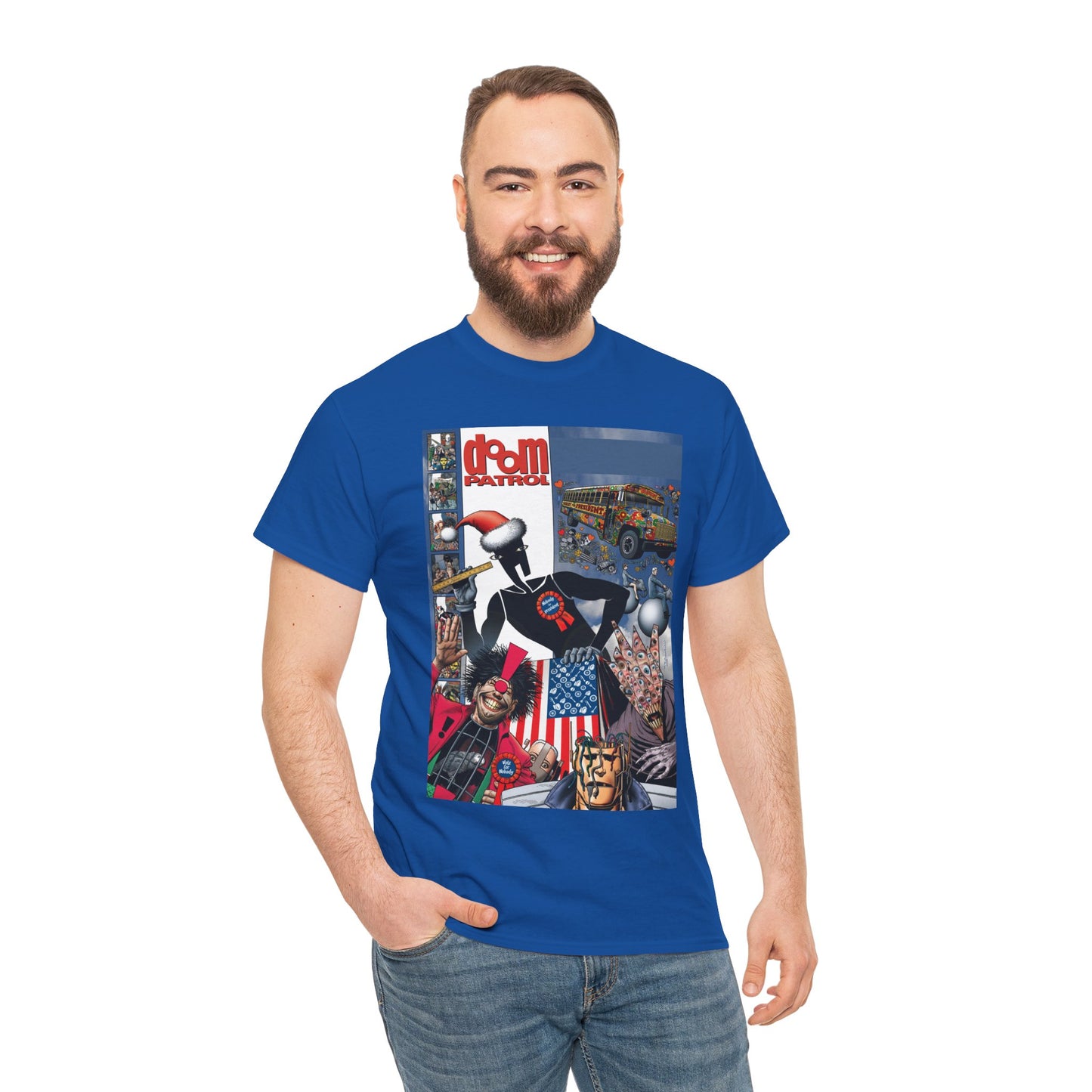 Doom Patrol T-Shirt - Brian Bolland Art - Mr Nobody For President - DC Comics/Vertigo Cover Artwork