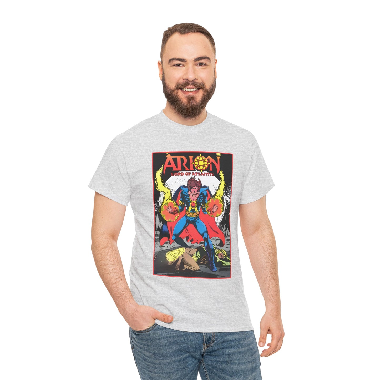 Arion, Lord of Atlantis T-Shirt - Jan Duursema Art - Atlantis Wizard - Lord of Order - Lord High Mage - DC Comics