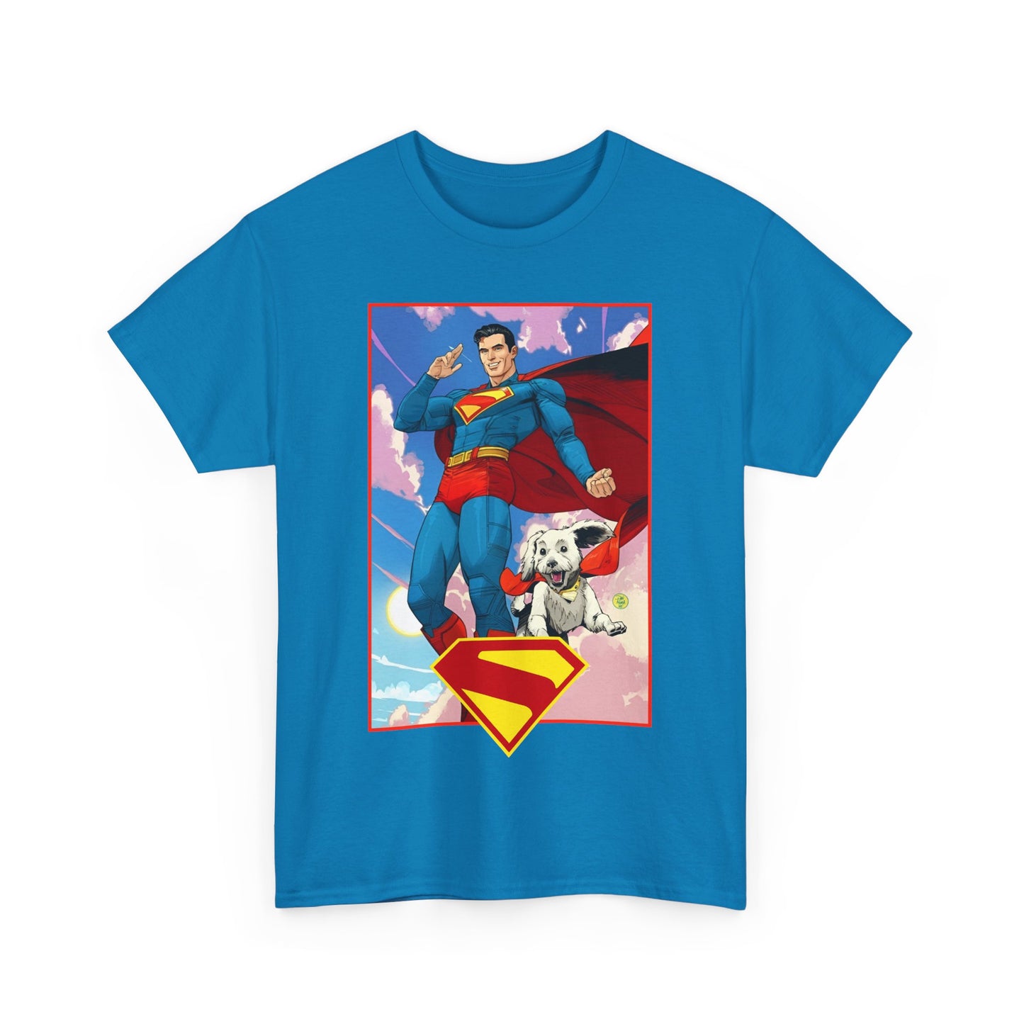 Superman & Krypto T-Shirt - DC Comics - New James Gunn Movie 2025 - Dan Mora Art - Man of Steel