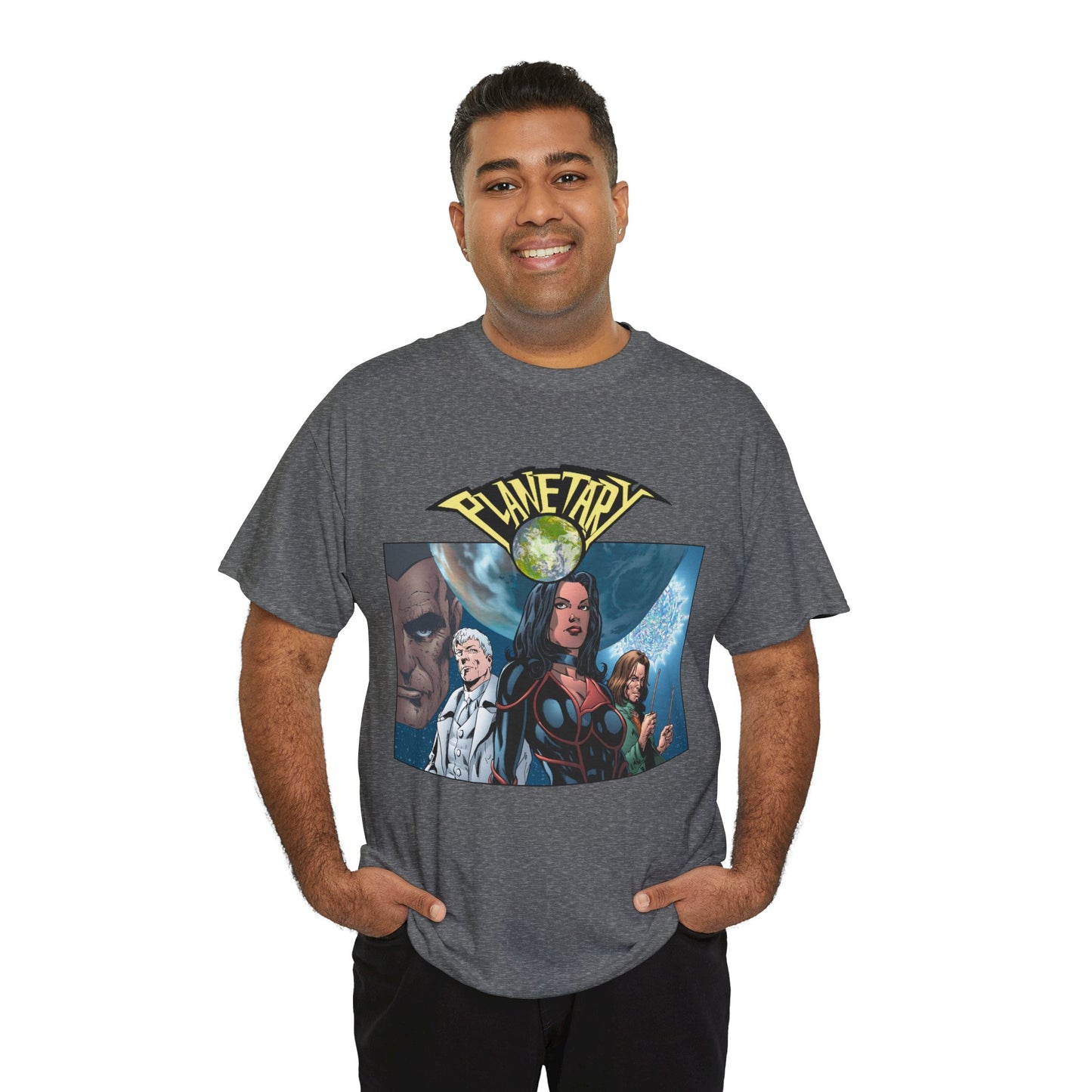 Planetary T-Shirt - Phil Jimenez Art - The Drummer, Jakita Wagner & Elijah Snow - DC Comics/Wildstorm - Ellis Story