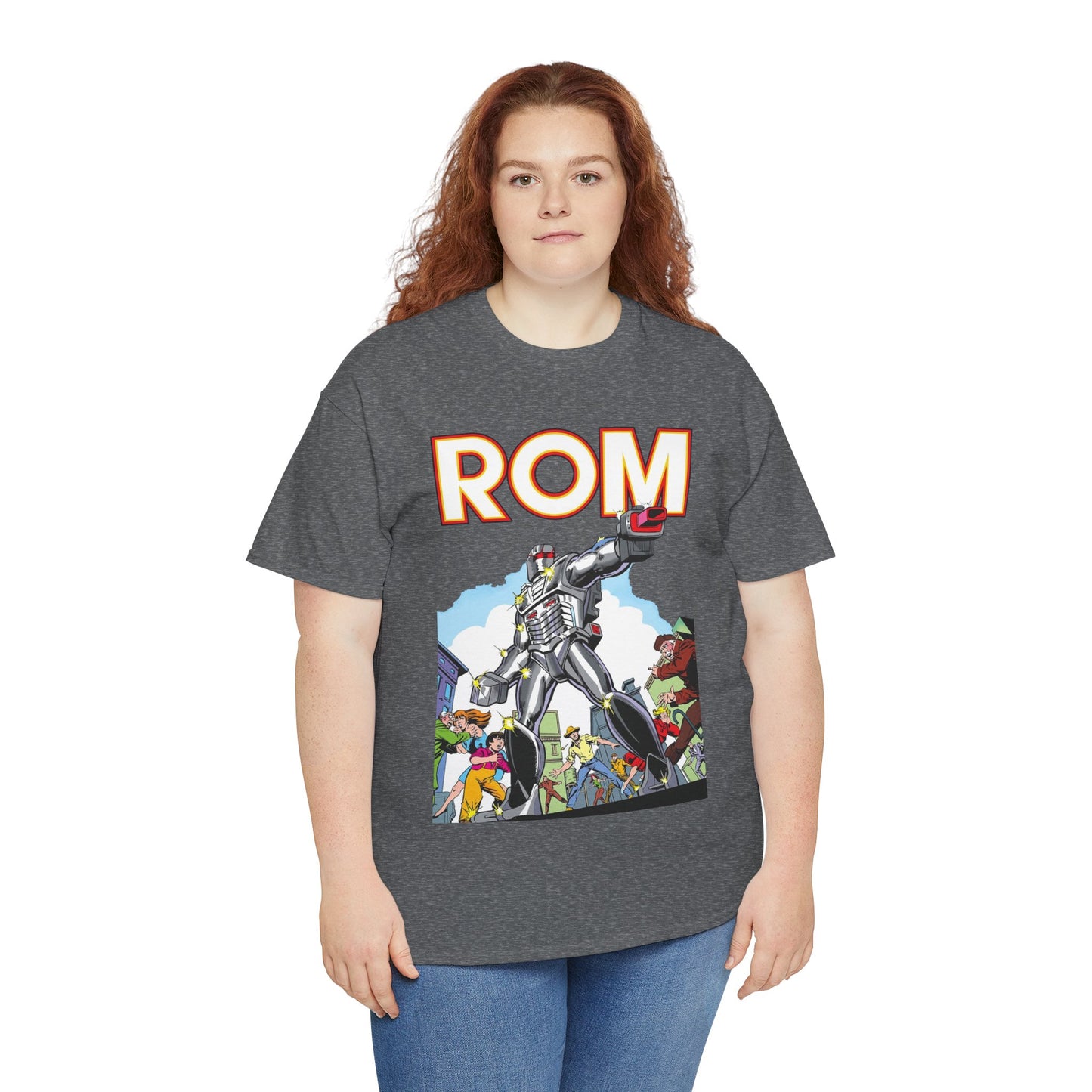Rom: Spaceknight T-Shirt - Marvel Comics Art- Retro Character - Dire Wraiths