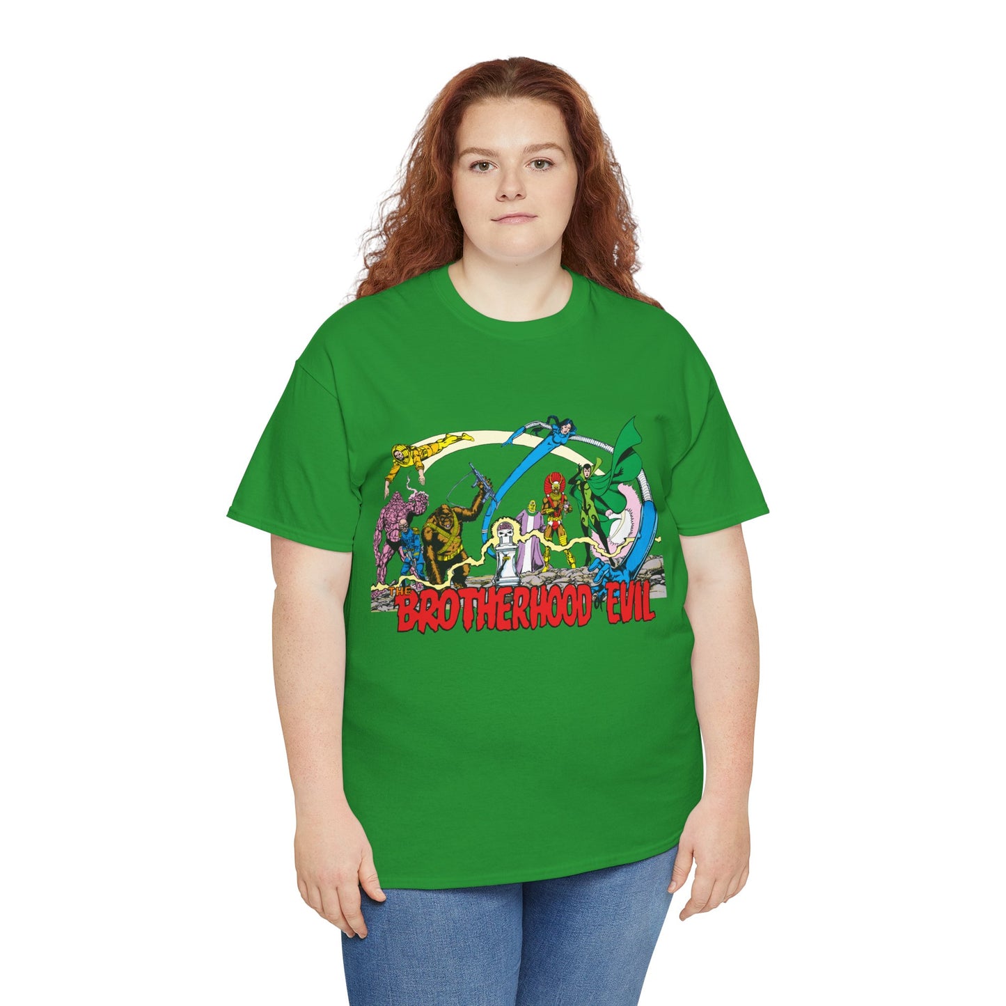 Brotherhood of Evil T-Shirt - George Perez Art - New Teen Titans, Doom Patrol - DC Comics - Madame Rouge, Phobia