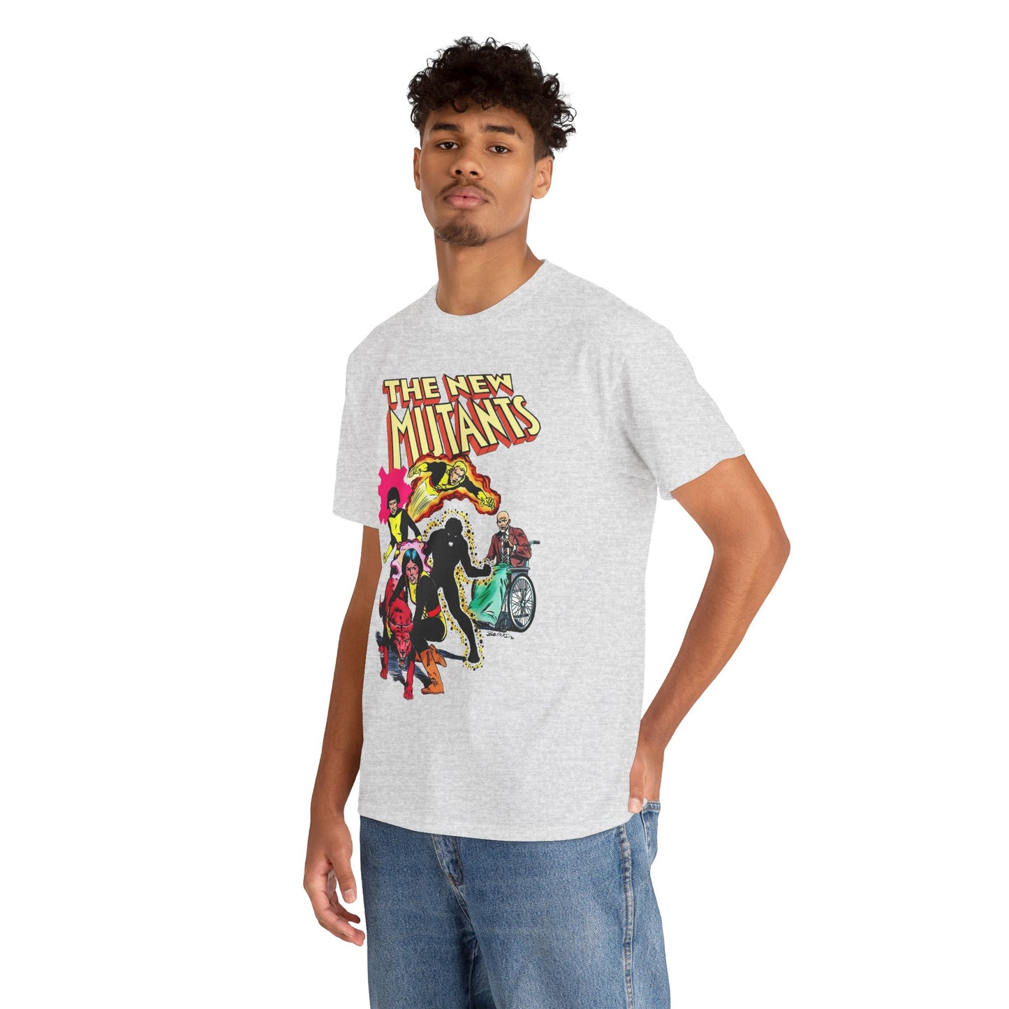 New Mutants T-Shirt - Sunspot, Cannonball, Mirage, Karma, Danni Moonstar - X-Men Characters - Marvel Comics - Mutant Students - Professor X