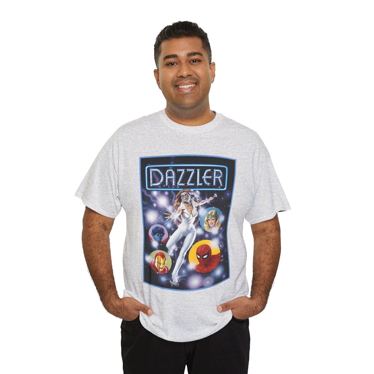 Dazzler T-Shirt - Bob Larkin Art - X-Men Connection - Alison Blaire - Mutant Pop Star - Marvel Comics