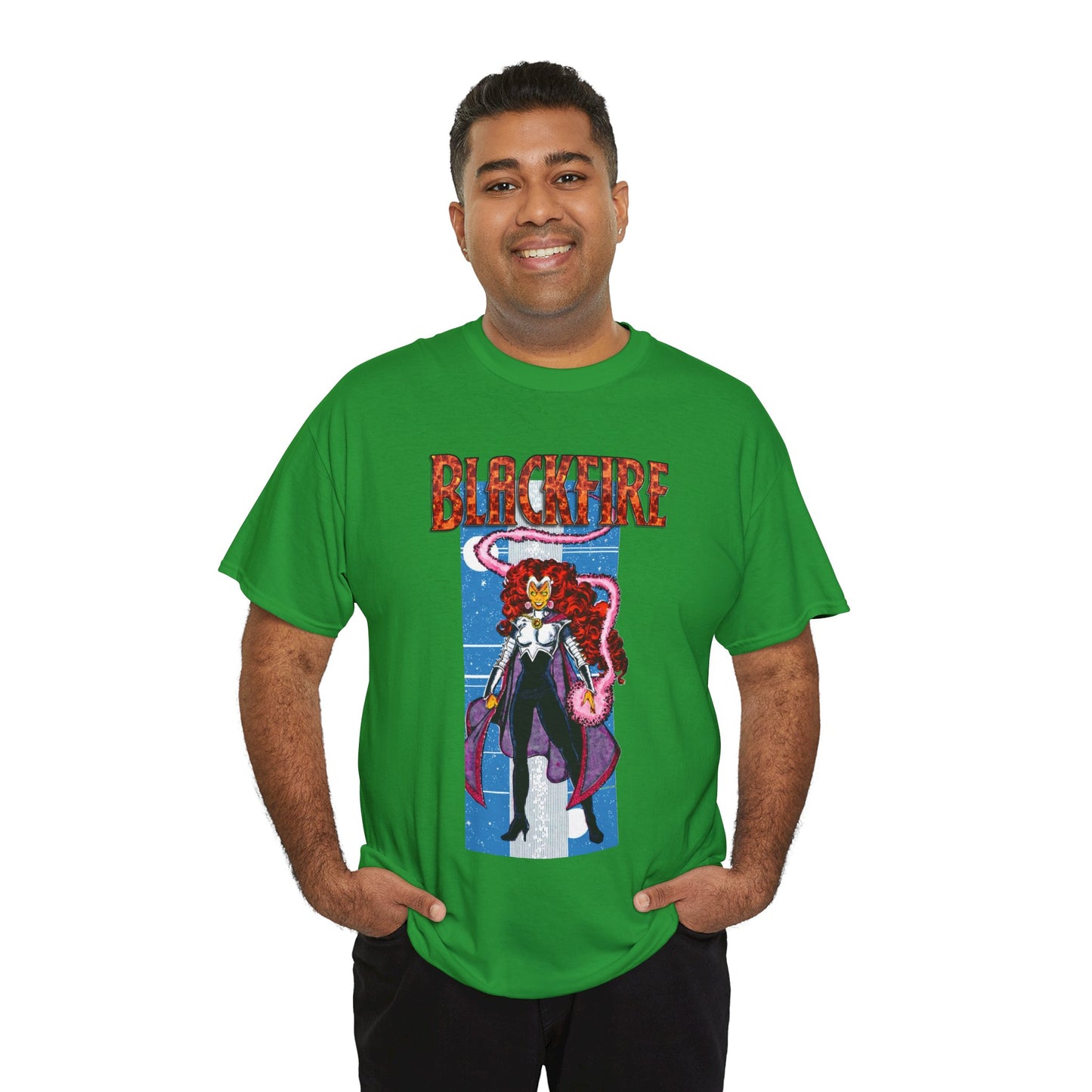Blackfire T-Shirt - George Perez Art - New Teen Titans Enemy, Starfire's Evil Sister - From Tamaran - DC Comics