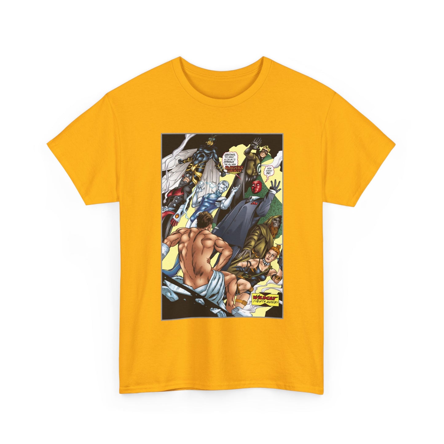 Wildcat/Injustice Society T-Shirt