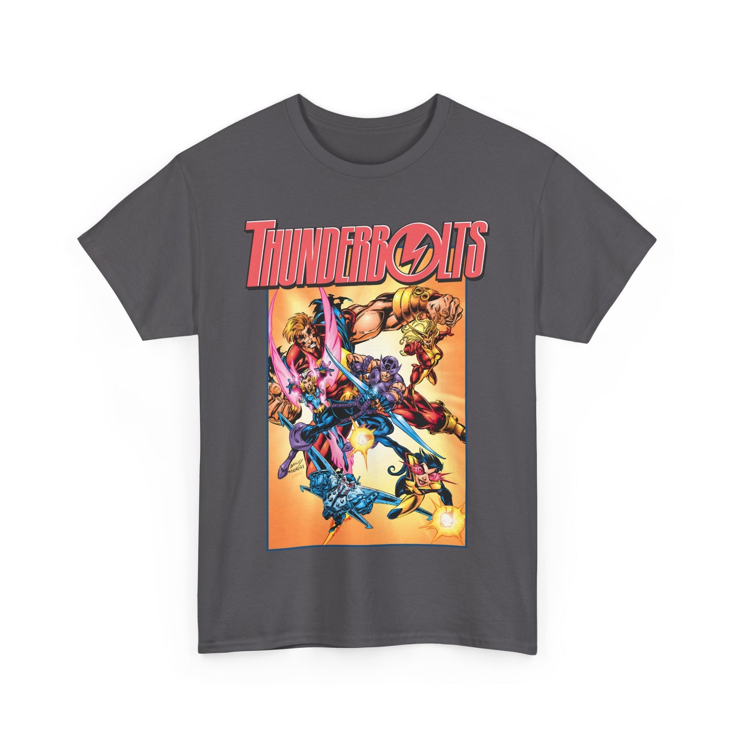 Thunderbolts T-Shirt - Mark Bagley Art - Hawkeye, Songbird - Marvel Comics - Avengers Connection