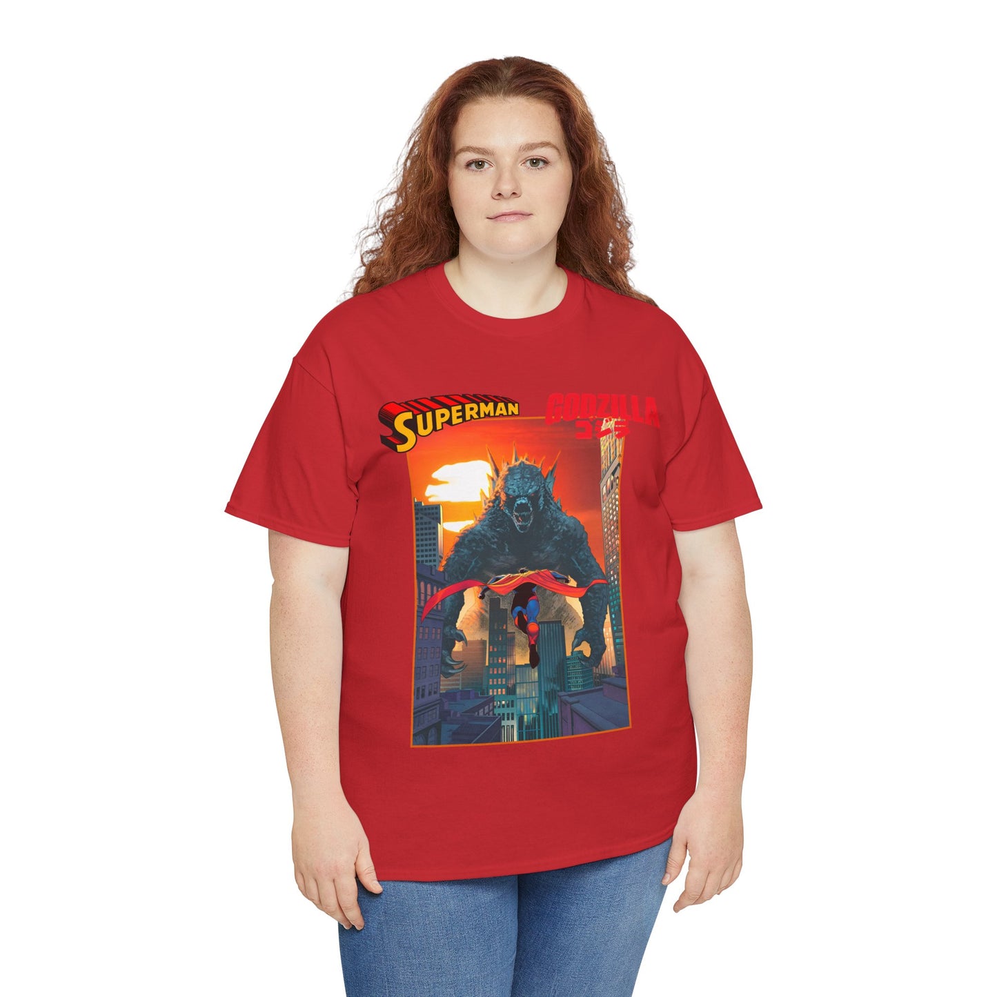 Superman Vs Godzilla T-Shirt - DC Comics - Man of Steel Vs the King of the Monsters