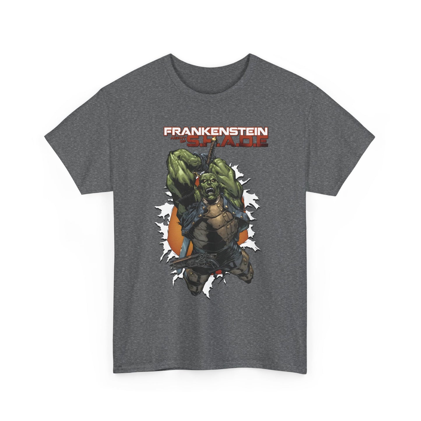 Frankenstein, Agent of SHADE T-Shirt - Alberto Ponticelli Art - New 52 Series - DC Comics