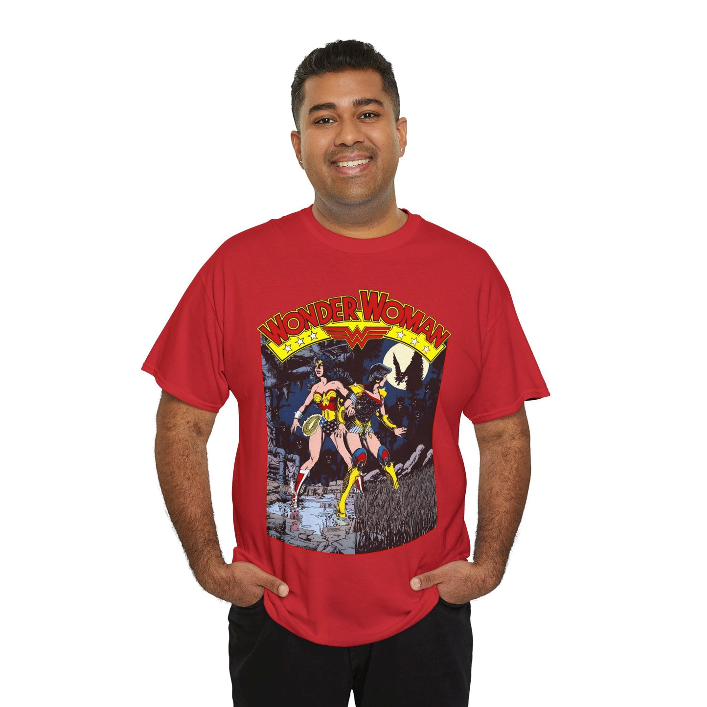 Wonder Woman & Troia T-Shirt - George Perez Art - Wonder Girl, Donna Troy - Themyscira, Paradise Island - DC Comics