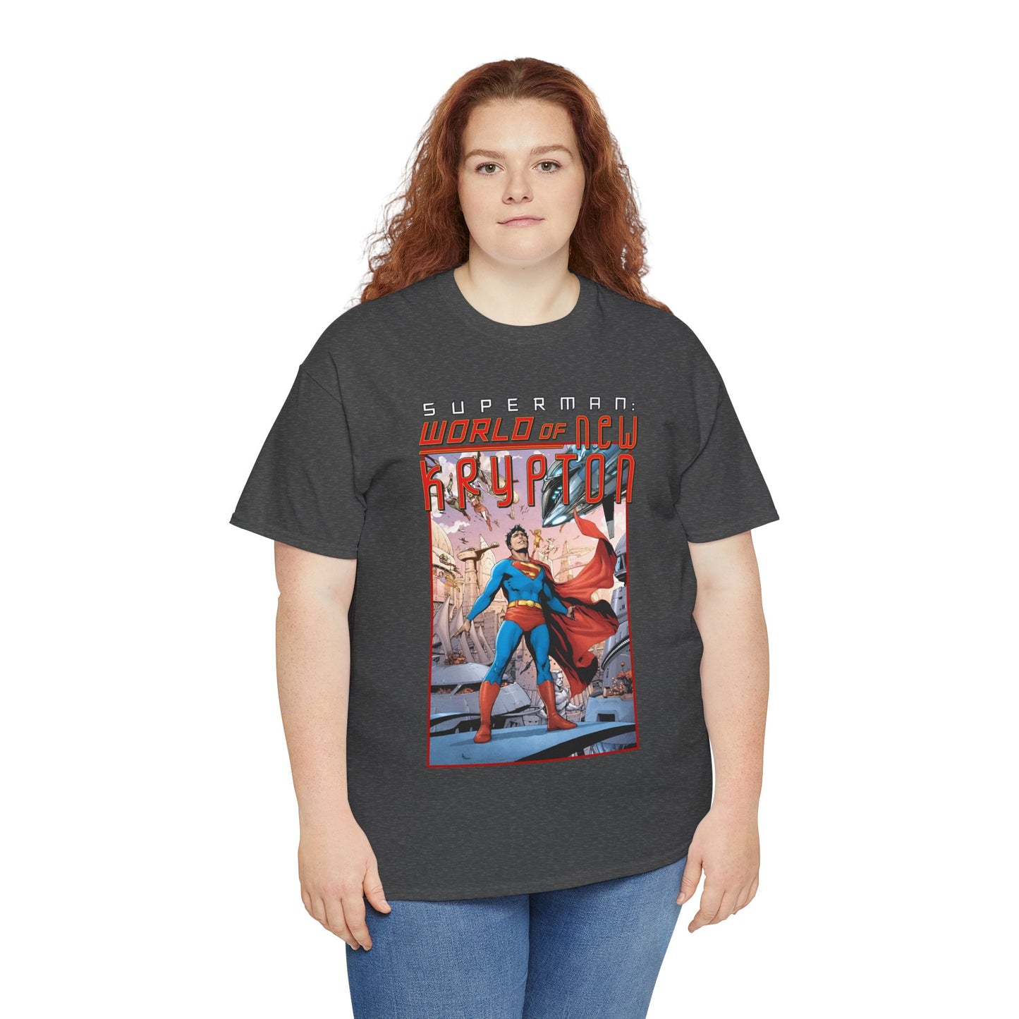 Superman World of New Krypton T-Shirt - Gary Frank Art - Popular DC Comics Storyline - Kal-El