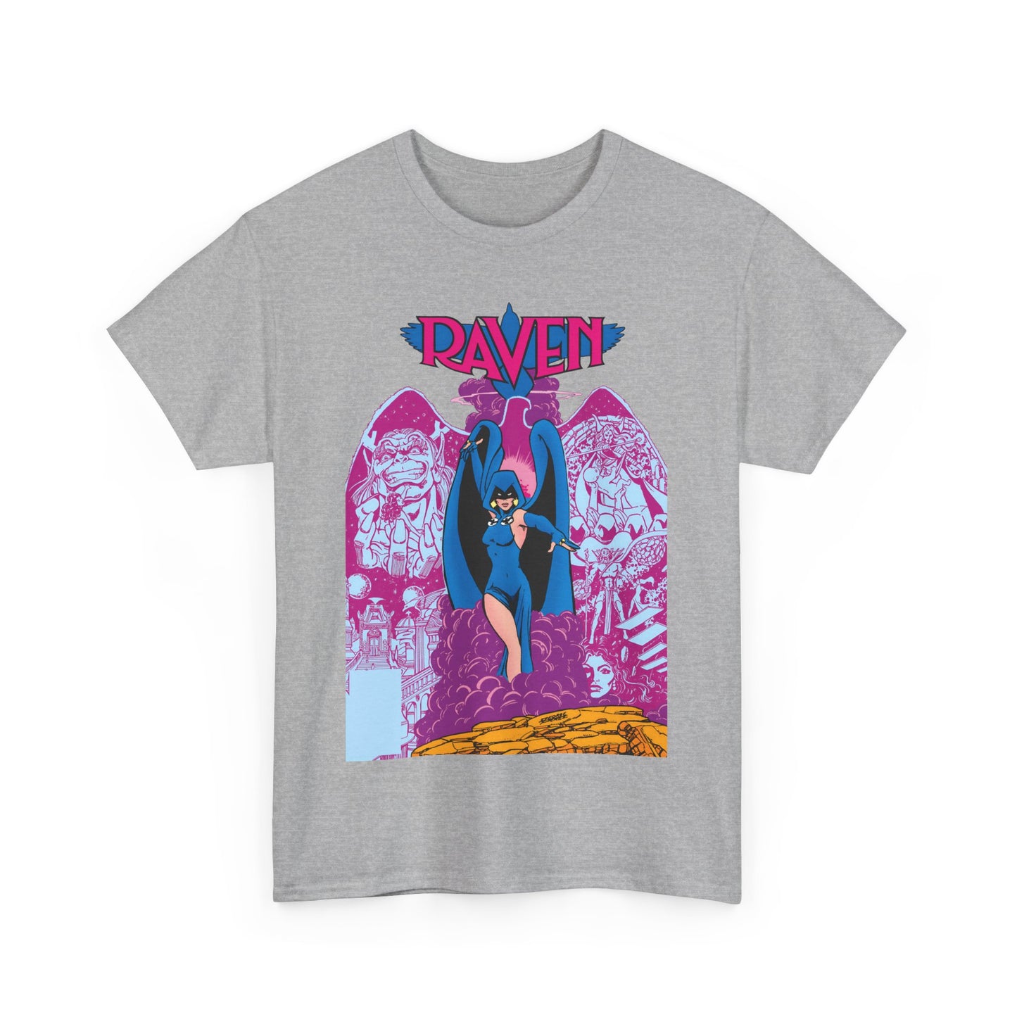Raven T-Shirt - George Perez Art - New Teen Titans - Trigon, Azarath - DC Comics