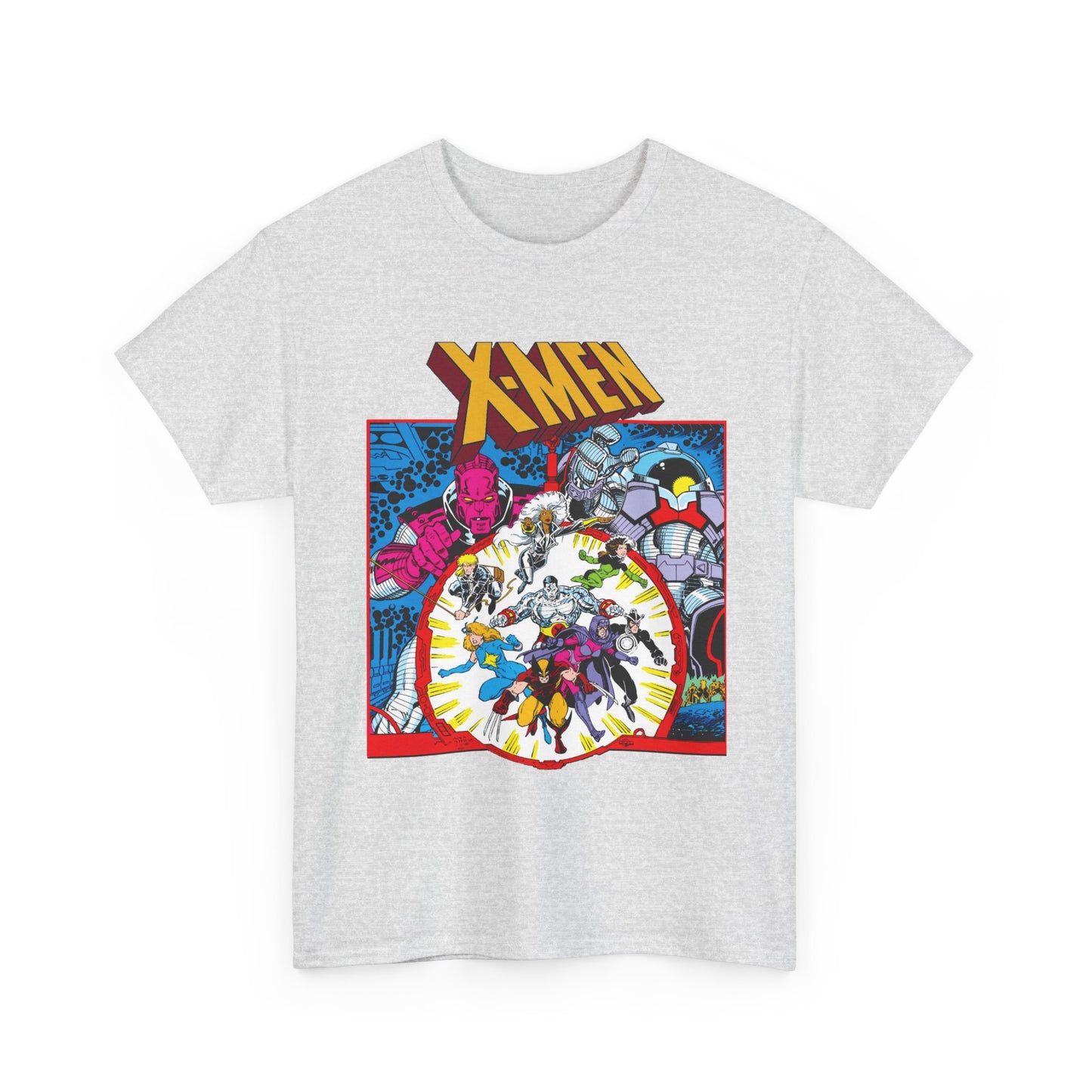 Uncanny X-Men T-Shirt - Arthur Adams Art - Wolverine, Havok, Rogue, Colossus, Psylocke, Longshot, Storm, Dazzler - High Evolutionary - Marvel Comics