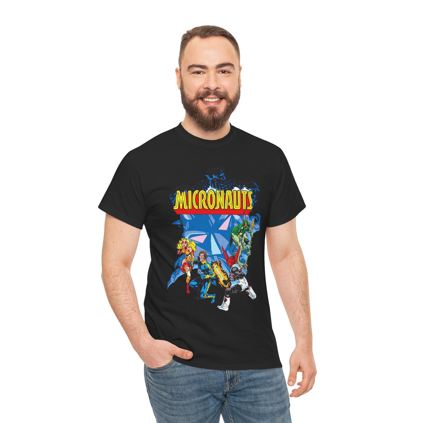 Micronauts T-Shirt - Microverse - Arcturus Rann, Acroyear, Bug - Marvel Comics