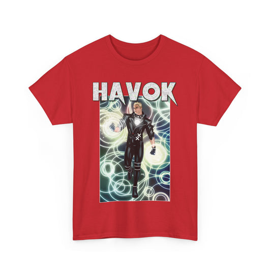 Havok T-Shirt - X-Men, X-Factor Member & Leader - Mutant Hero - Alex Summers, Brother to Scott Summers, Cyclops - Marvel Comics