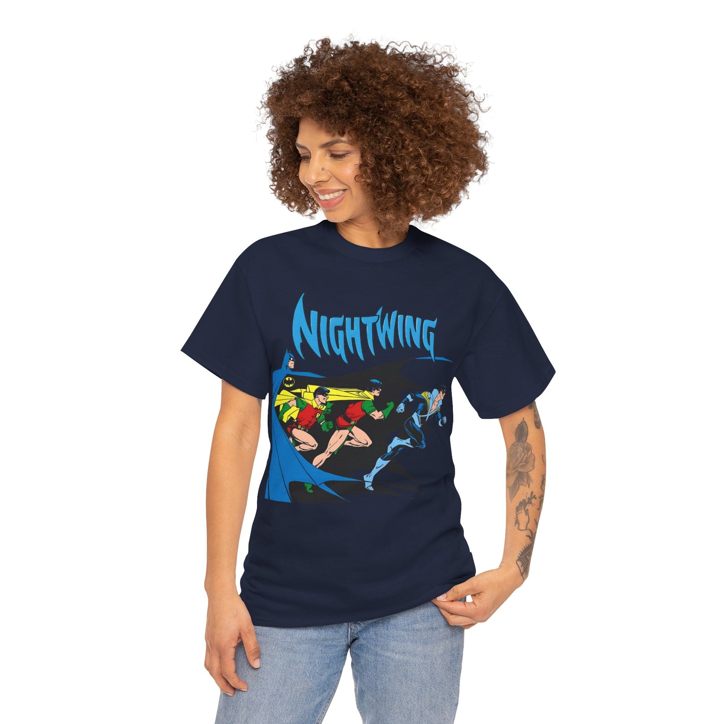 Nightwing T-Shirt - George Perez Art - Batman, Bruce Wayne, Robin, Dick Grayson - New Teen Titans Leader - DC Comics