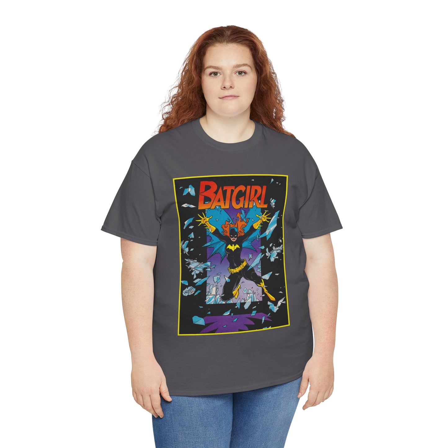 Batgirl T-Shirt - Mike Mignola Art - Barbara Gordon, Gotham City, Bat-Family - 80s Story - DC Comics