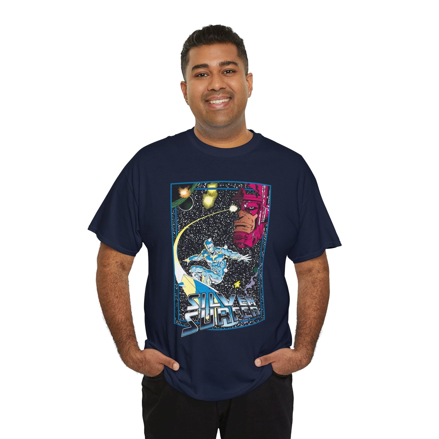 Silver Surfer T-Shirt - Ron Lim Art - Herald of Galactus - Norrin Radd - Popular Marvel Comics Character