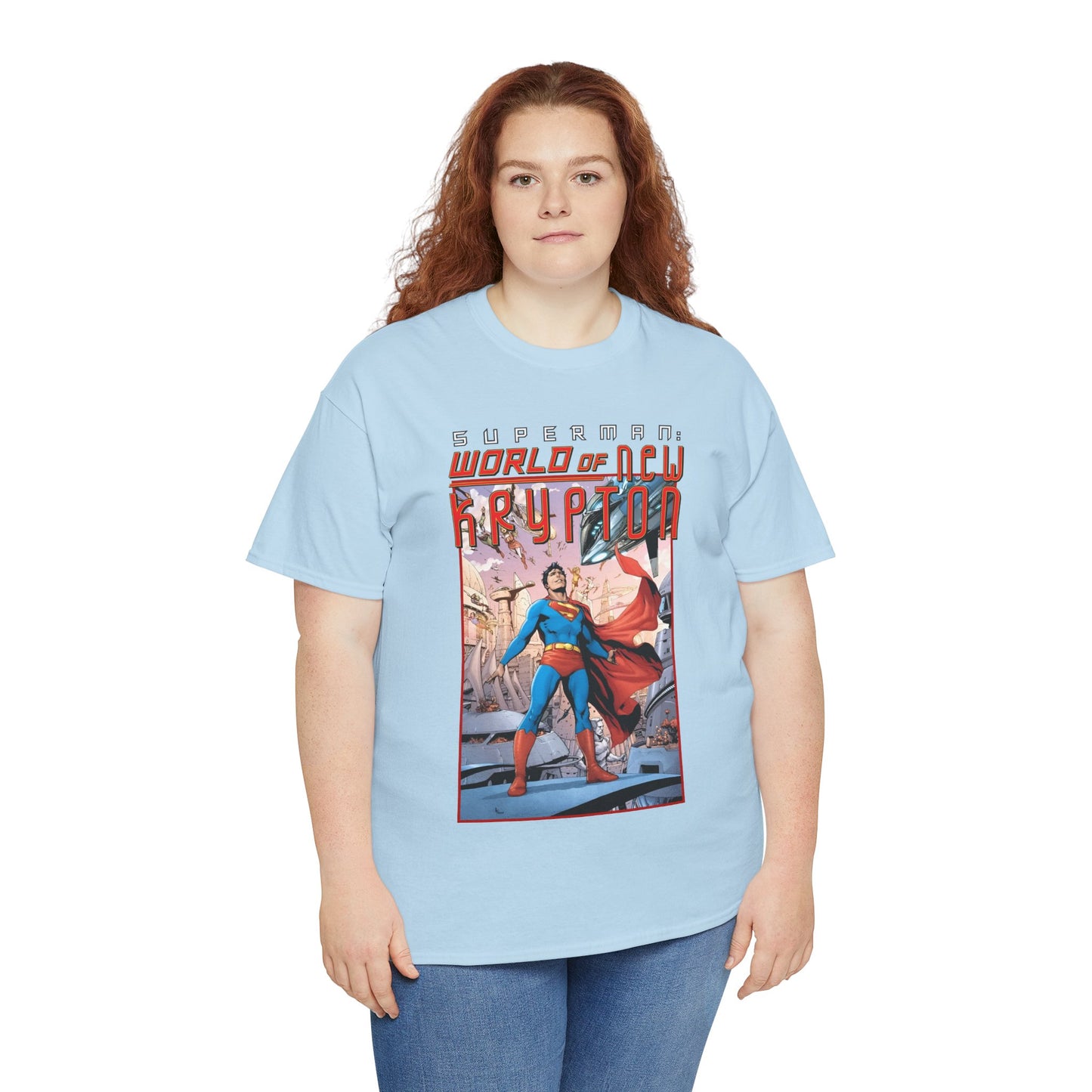 Superman World of New Krypton T-Shirt - Gary Frank Art - Popular DC Comics Storyline - Kal-El