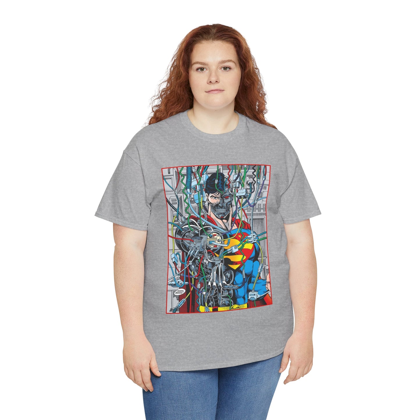 Cyborg Superman T-Shirt - DC Comics - Dan Jurgens Art - Reign of the Supermen - Popular 90s Story