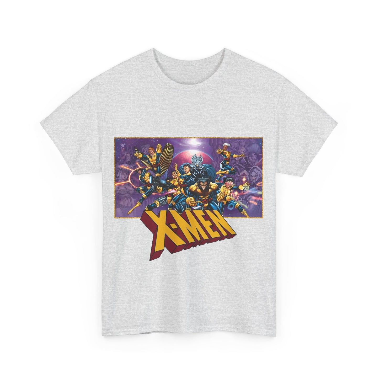 X-Men T-Shirt - Jim Lee Art - Wolverine, Storm, Gambit, Psylocke, Jubilee, Forge, Banshee - Marvel Comics Mutants