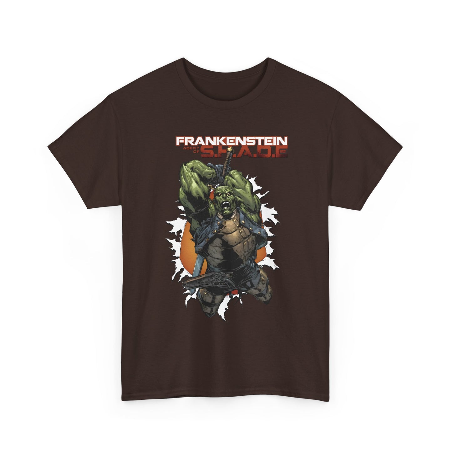Frankenstein, Agent of SHADE T-Shirt - Alberto Ponticelli Art - New 52 Series - DC Comics