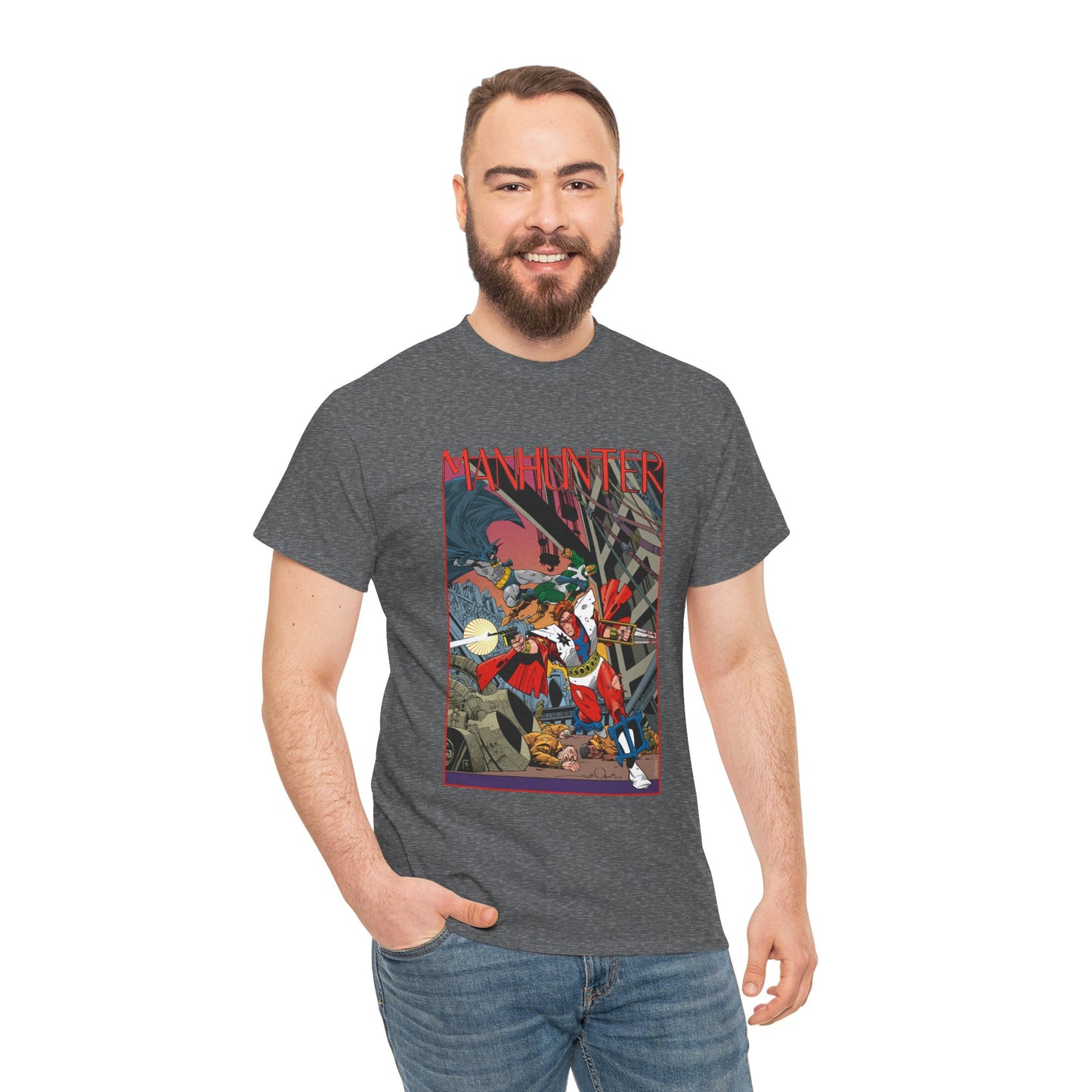 Manhunter T-Shirt - Walt Simonson Art - Paul Kirk - Batman, Detective Comics Back-Up Story - Against The Council