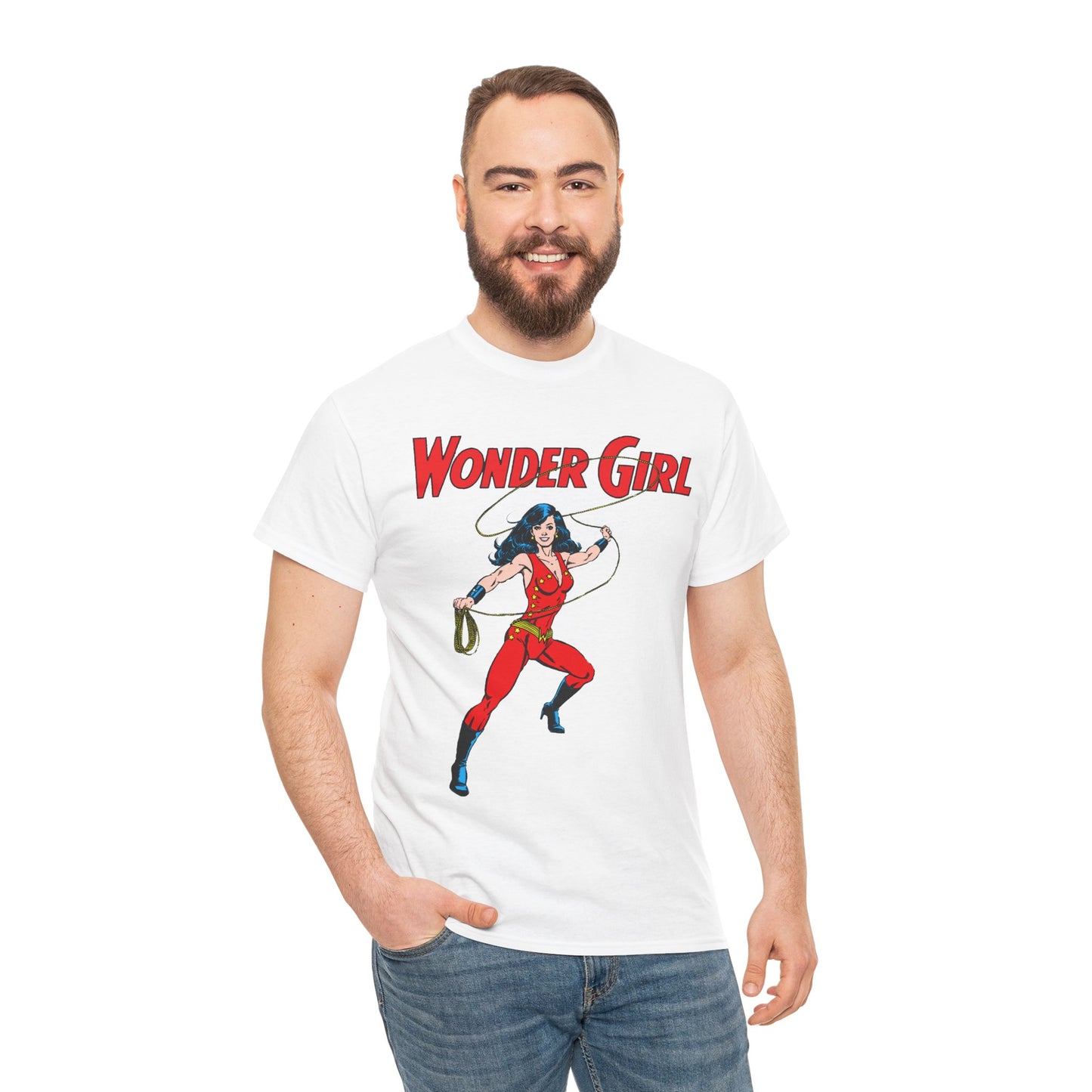 Wonder Girl T-Shirt - George Perez Art - New Teen Titans Member/Leader - Donna Troy, Sister of Wonder Woman - Troia - DC Comics