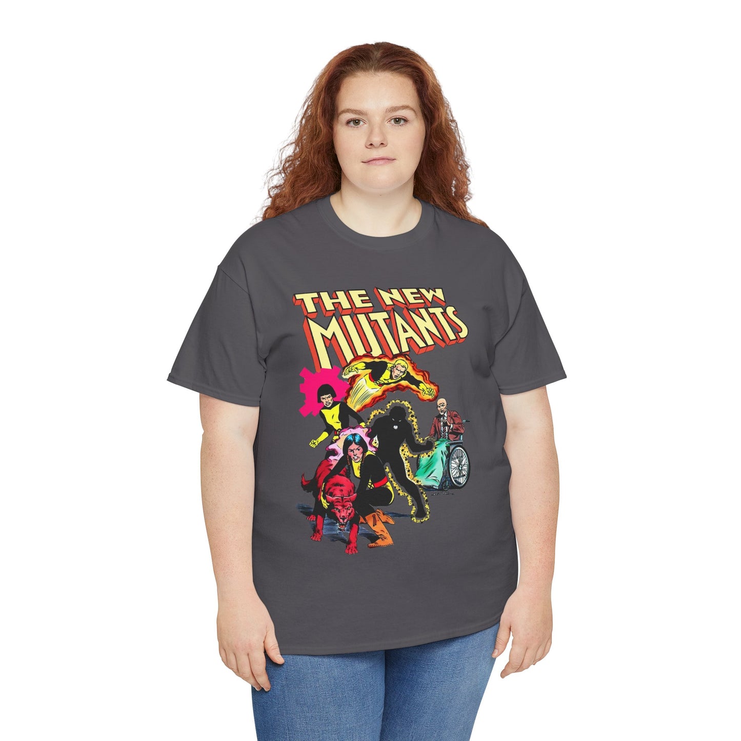 New Mutants T-Shirt - Sunspot, Cannonball, Mirage, Karma, Danni Moonstar - X-Men Characters - Marvel Comics - Mutant Students - Professor X