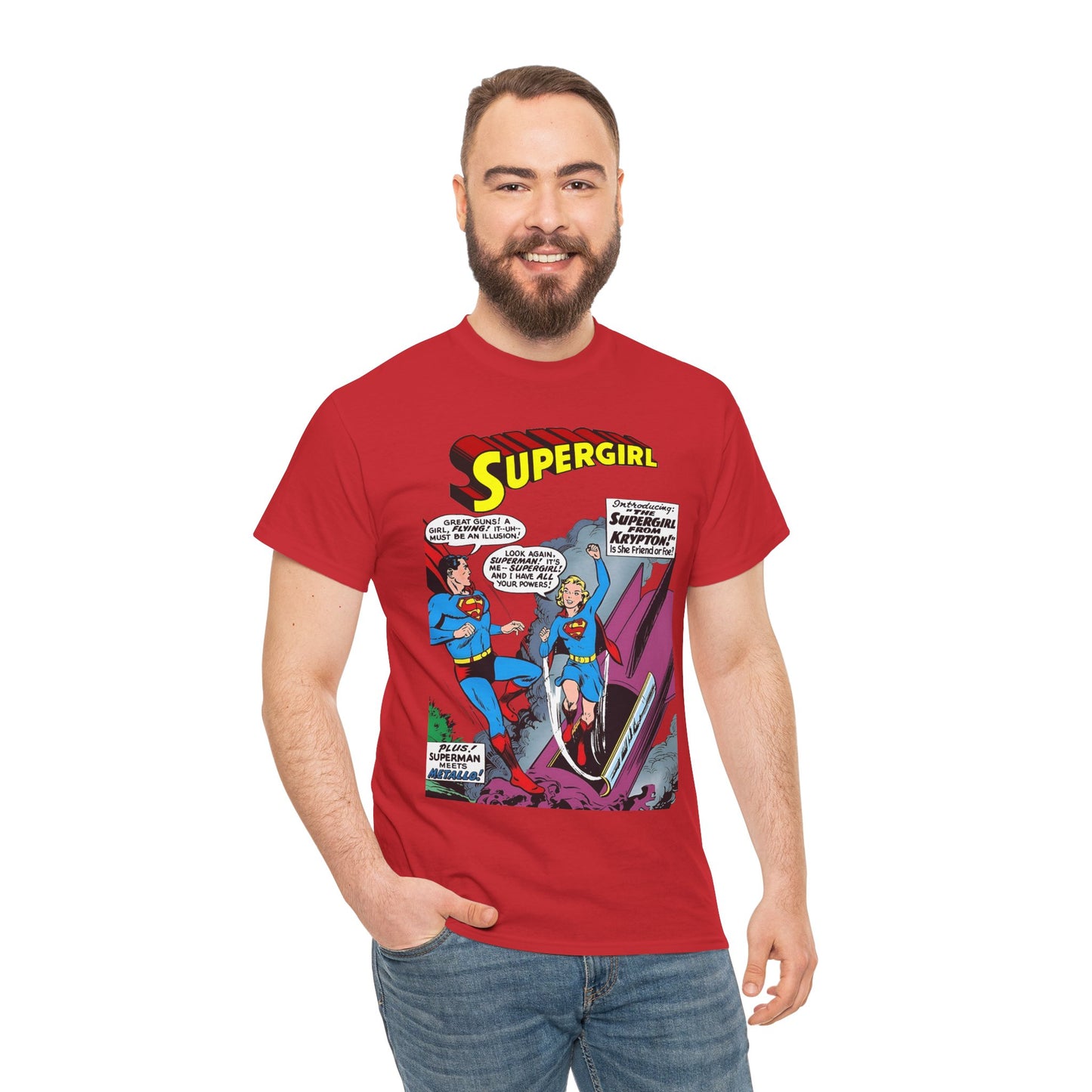 Supergirl T-Shirt - Action Comics #252 - 1st Appearance of Supergirl Cover Art - Kara from Kandor - DC Comics
