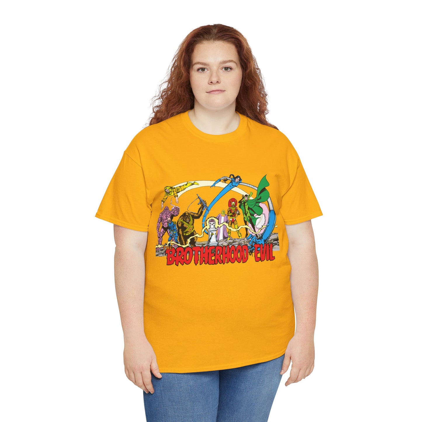 Brotherhood of Evil T-Shirt - George Perez Art - New Teen Titans, Doom Patrol - DC Comics - Madame Rouge, Phobia
