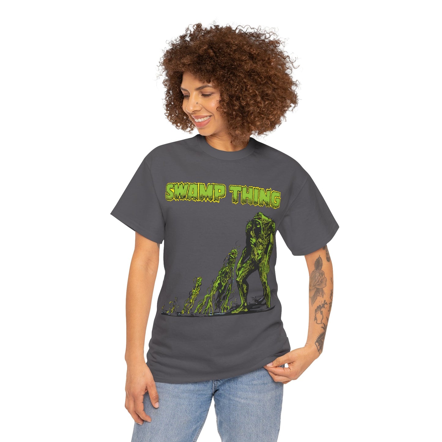 Swamp Thing T-Shirt - Stephen Bissette & John Totleben - Alec Holland - Avatar of the Green - DC Comics, Vertigo Comics
