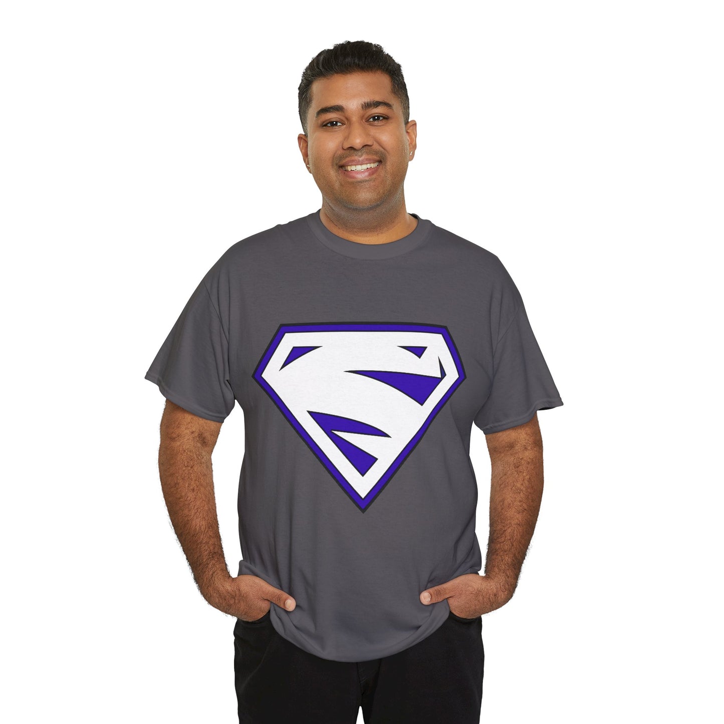 Electric Superman Logo T-Shirt - Clark Kent - Man of Steel - DC Comics - 1990s Storyline