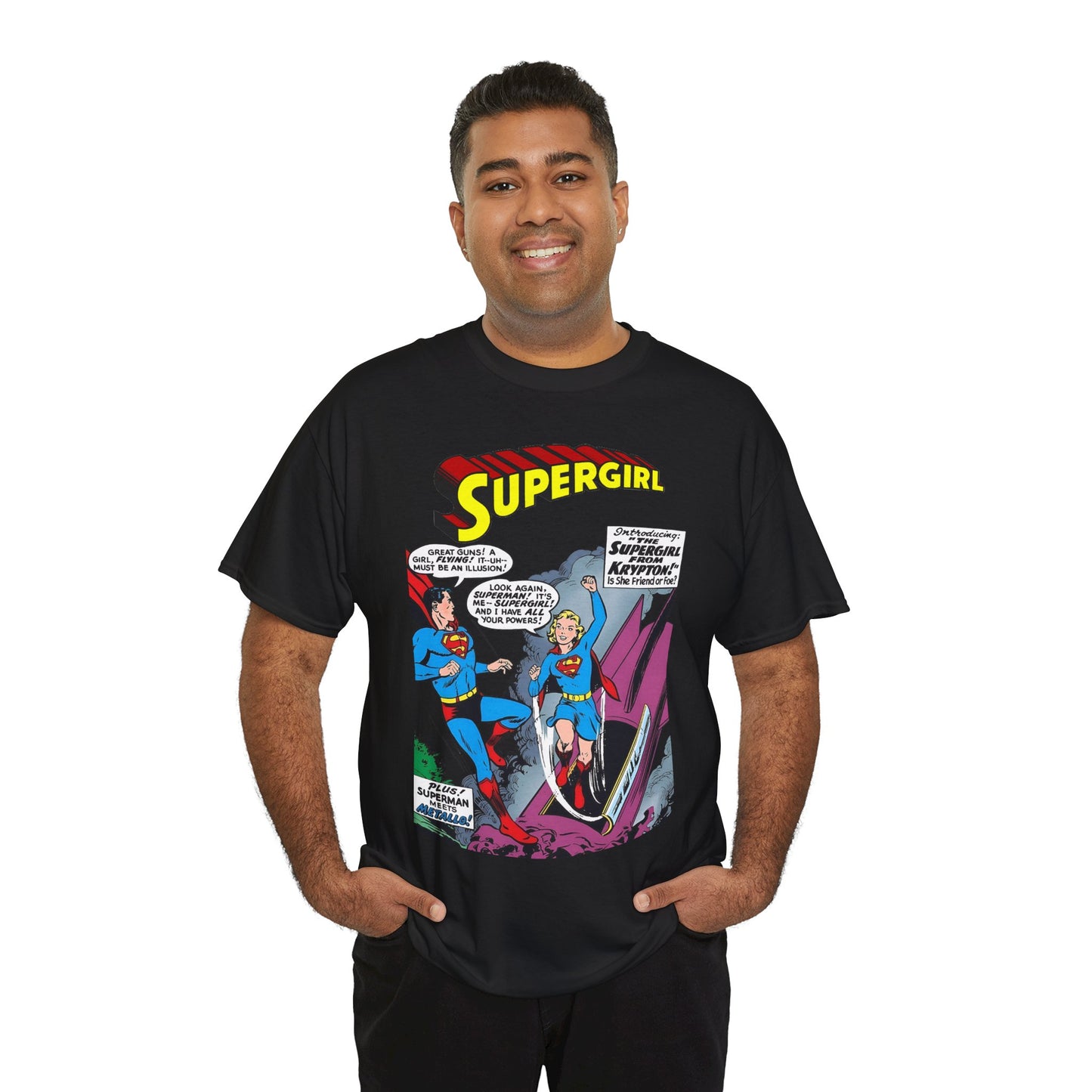 Supergirl T-Shirt - Action Comics #252 - 1st Appearance of Supergirl Cover Art - Kara from Kandor - DC Comics