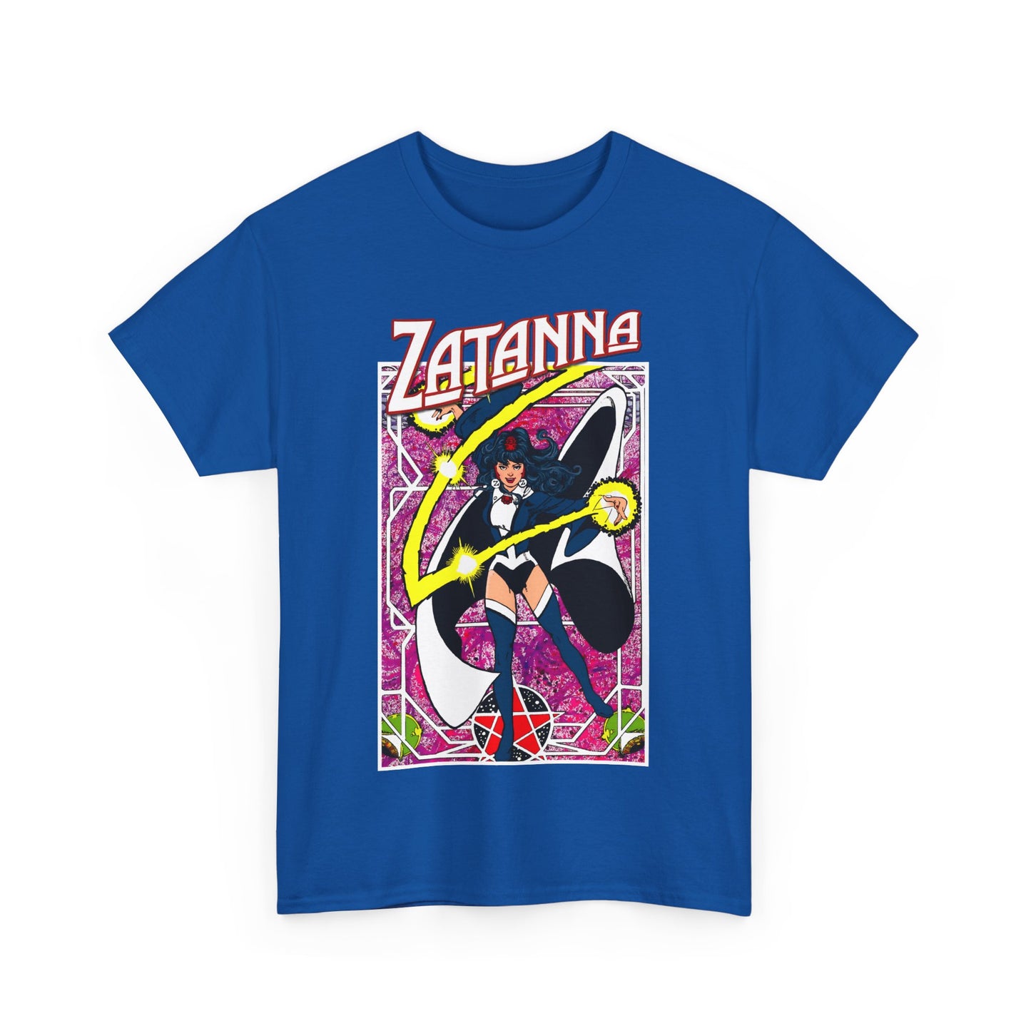 Zatanna T-Shirt - George Perez Postcard Art - Justice League Magic Member - JLA Satellite Era - DC Comics