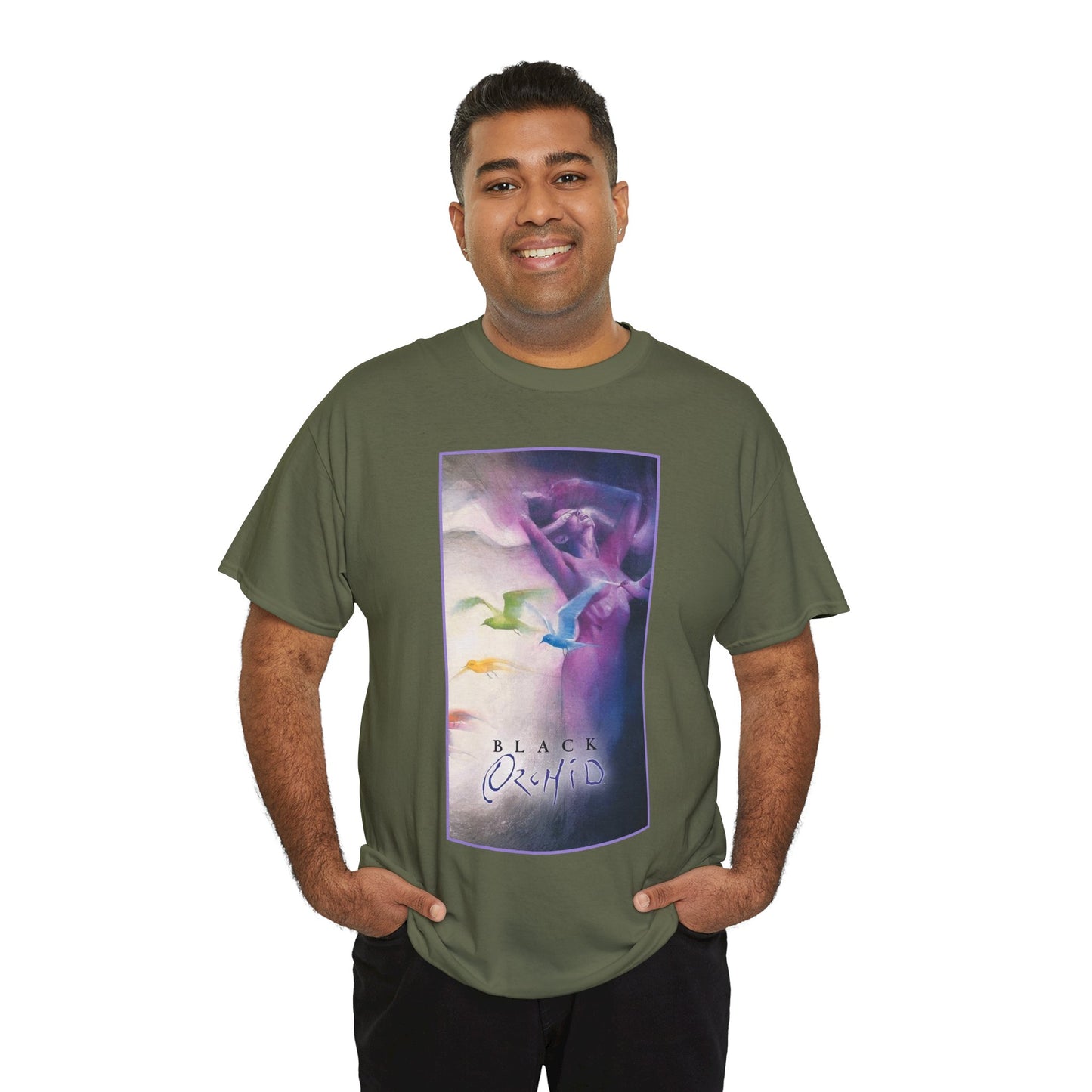 Black Orchid T-Shirt - Dave McKean Art - Susan Linden-Thorne - Neil Gaiman Story - DC Comics, Vertigo Comics