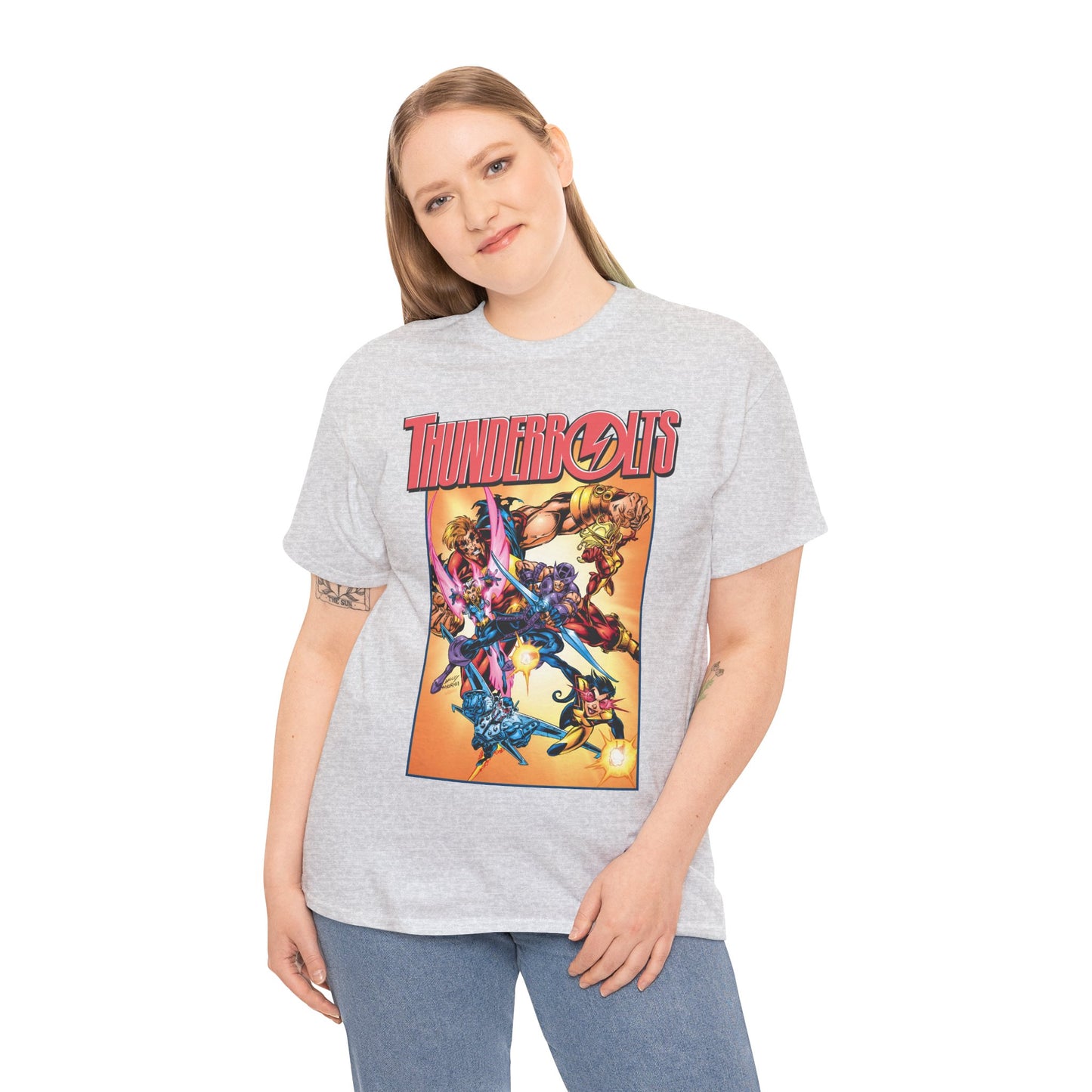 Thunderbolts T-Shirt - Mark Bagley Art - Hawkeye, Songbird - Marvel Comics - Avengers Connection