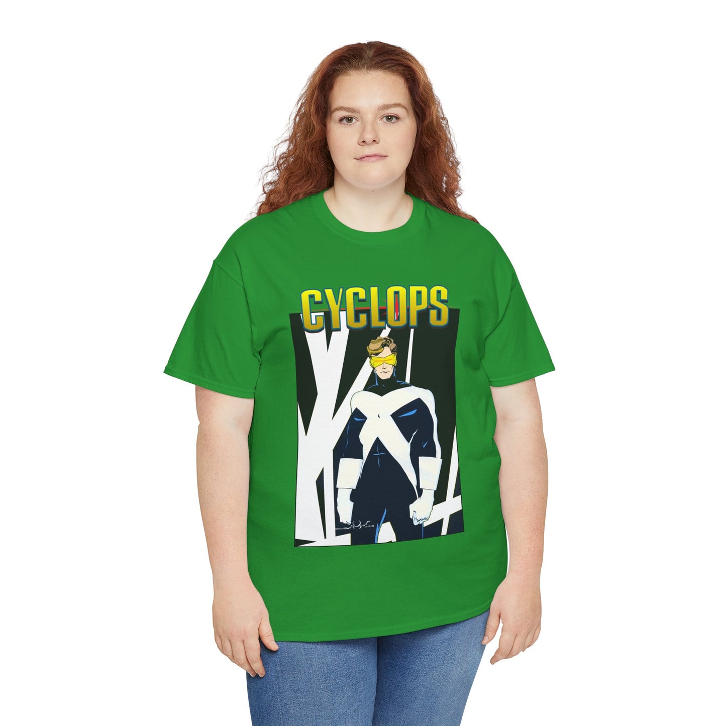 Cyclops T-Shirt - Walt Simonson Art - X-Men, X-Factor Member & Leader - Scott Summers - Marvel Comics