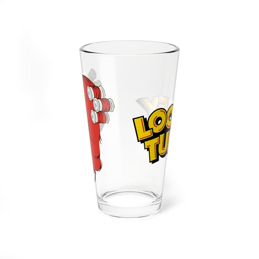 Gossamer Pint Glass, 16oz - Looney Tunes - Hair-Raising Hare - In Curlers - Bugs Bunny Character - WB - Halloween Special