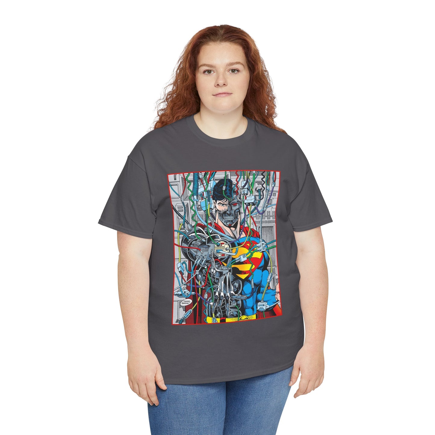 Cyborg Superman T-Shirt - DC Comics - Dan Jurgens Art - Reign of the Supermen - Popular 90s Story