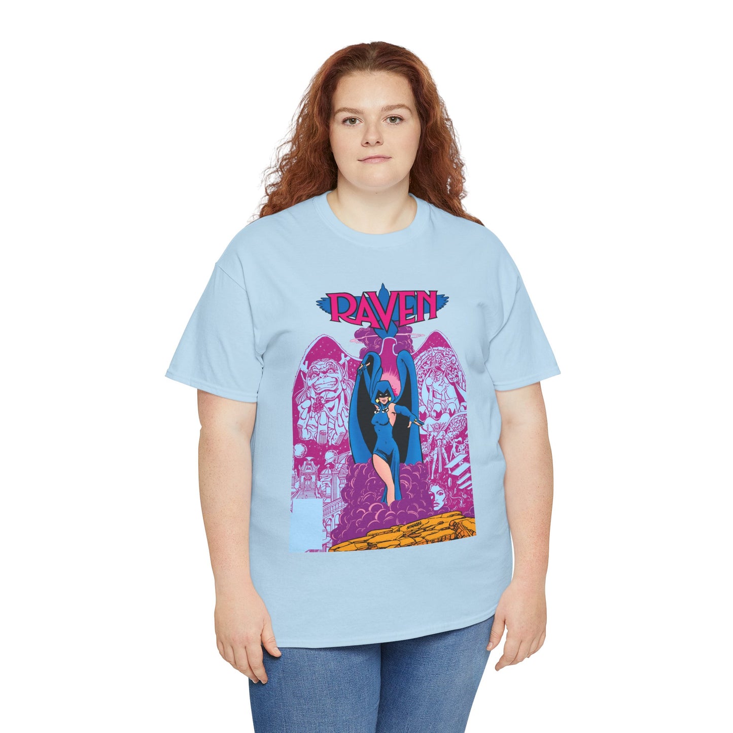Raven T-Shirt - George Perez Art - New Teen Titans - Trigon, Azarath - DC Comics