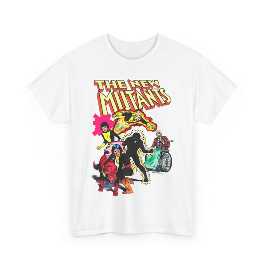 New Mutants T-Shirt - Sunspot, Cannonball, Mirage, Karma, Danni Moonstar - X-Men Characters - Marvel Comics - Mutant Students - Professor X