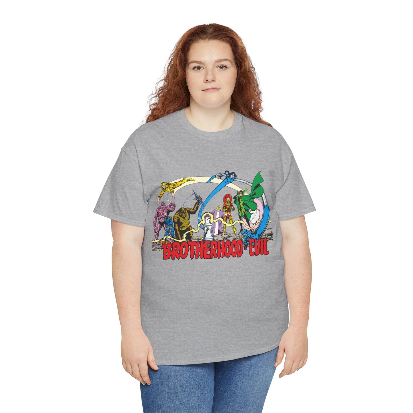 Brotherhood of Evil T-Shirt - George Perez Art - New Teen Titans, Doom Patrol - DC Comics - Madame Rouge, Phobia