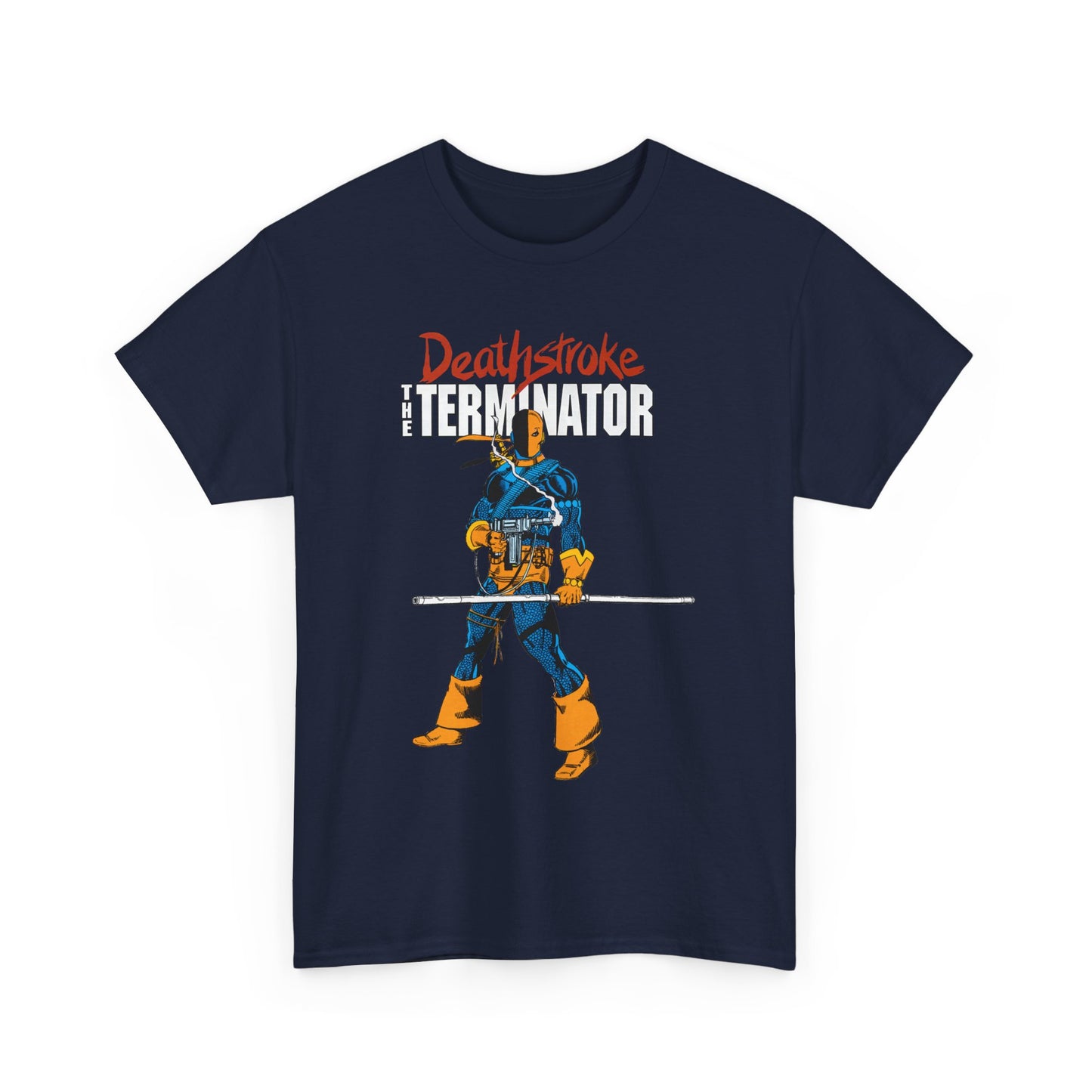 Deathstroke T-Shirt - George Perez Art - New Teen Titans Foe & Mercenary - Slade Wilson, Father of Jericho and Ravager - DC Comics - The Terminator