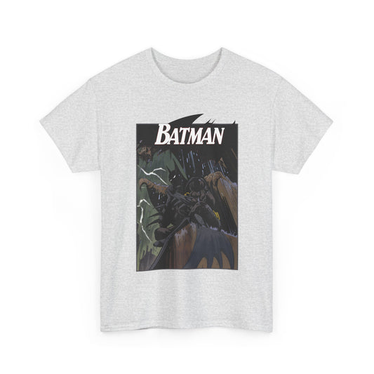 Batman T-Shirt - Norm Breyfogle Art - 1990s Dark Knight Detective - Gotham City - Perched on A Gargoyle - DC Comics