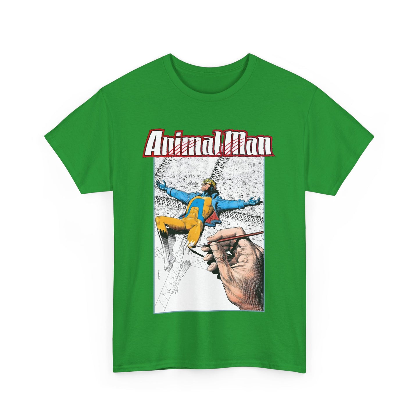 Animal Man T-Shirt - Brian Bolland Art - Buddy Baker - DC Comics, Vertigo Comics 1980s Series - Grant Morrison Stories