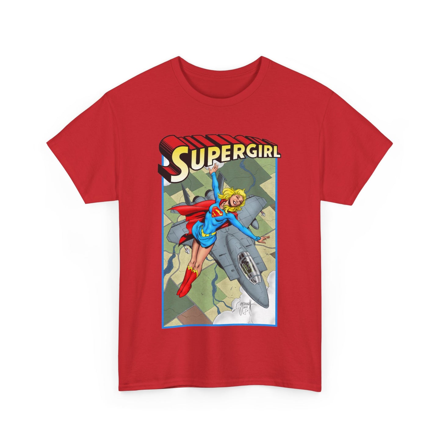 Supergirl T-Shirt - Tom Grummett Art - Kara from Argo City, Superman's Cousin - The Maid of Might - DC Comics