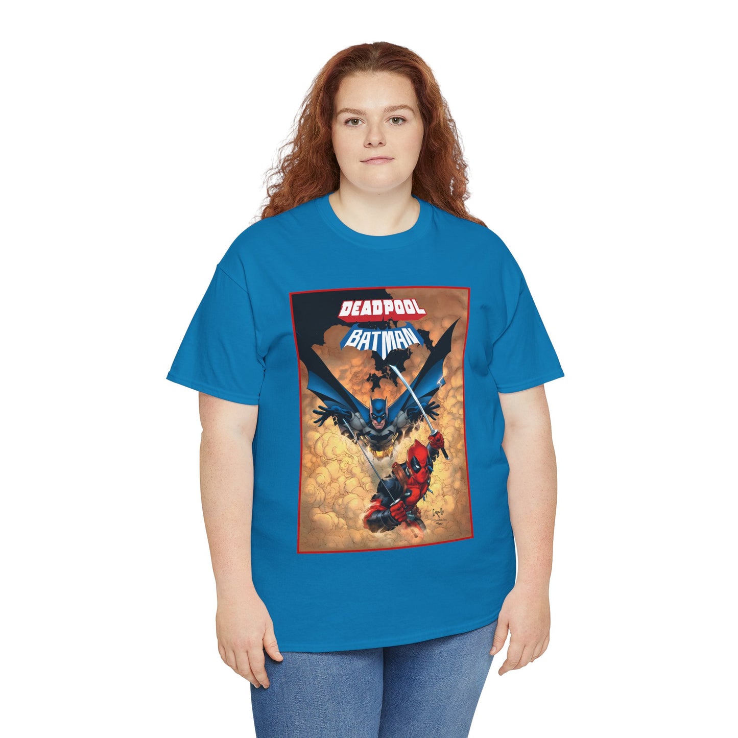 Deadpool & Batman T-Shirt - Greg Capullo Art - DC & Marvel Comics - Crossover - Slade Wilson, Bruce Wayne - 2025
