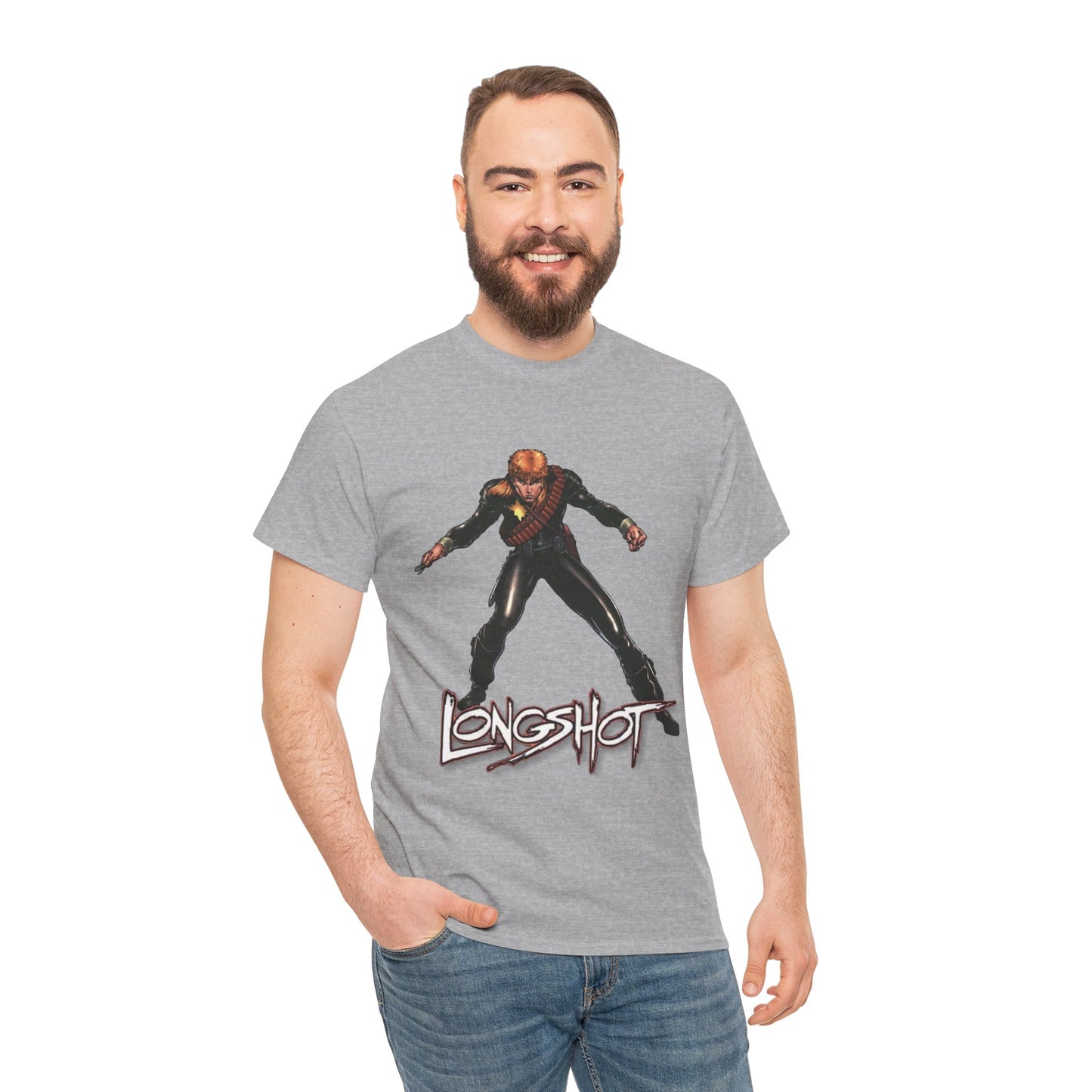 Longshot T-Shirt - Arthur Adams Art - Marvel Comics - Uncanny X-Men - Mojo Foe - Mutant Member - Popular 1980s Series - Mojoverse