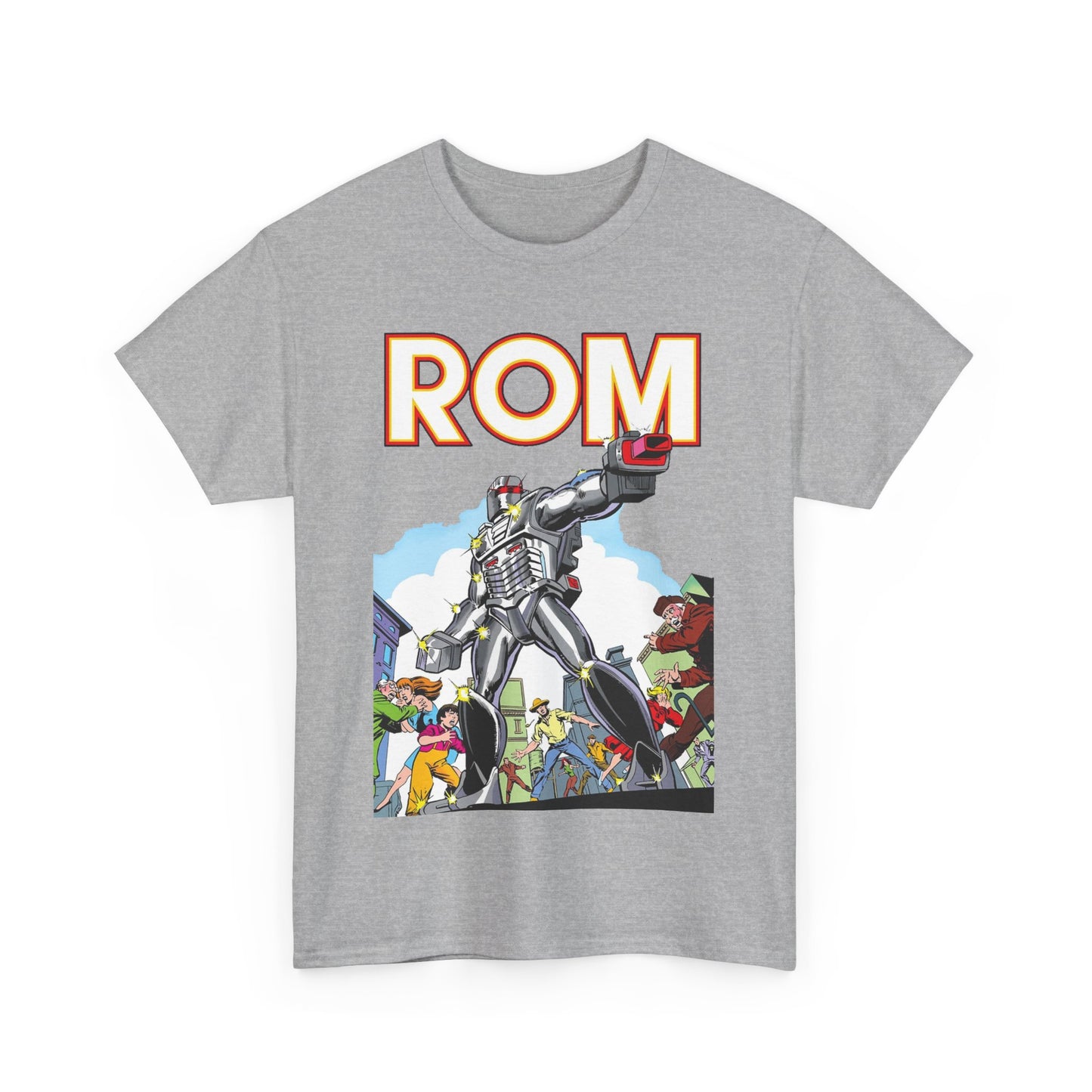 Rom: Spaceknight T-Shirt - Marvel Comics Art- Retro Character - Dire Wraiths